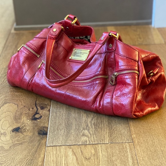 Marc By Marc Jacob Large Red Satchel - Picture 2 of 10